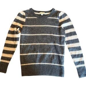 Lucky Brand Womens Wool Sweater Fitted Long Sleeve Sweatshirt Multi Pattern M